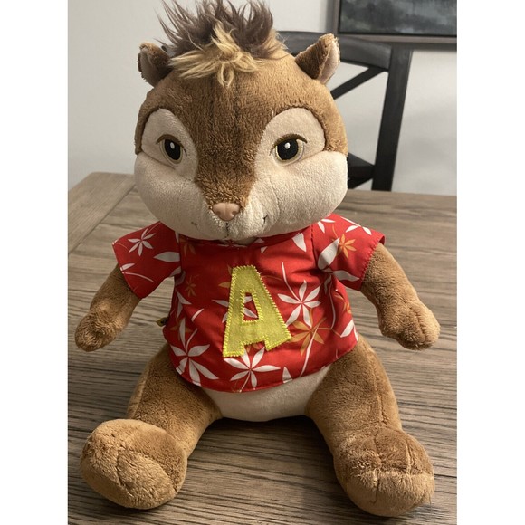Build-A-Bear Alvin And The Chipmunks ALVIN HAWAIIAN SHIRT Plush Soft Toy (2011) - Picture 1 of 9